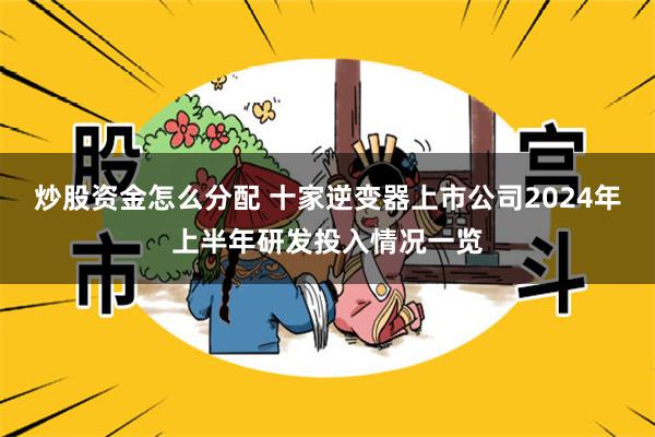 炒股资金怎么分配 十家逆变器上市公司2024年上半年研发投入情况一览