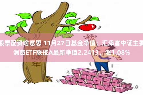 股票配资啥意思 11月27日基金净值：汇添富中证主要消费ETF联接A最新净值2.2413，涨1.08%