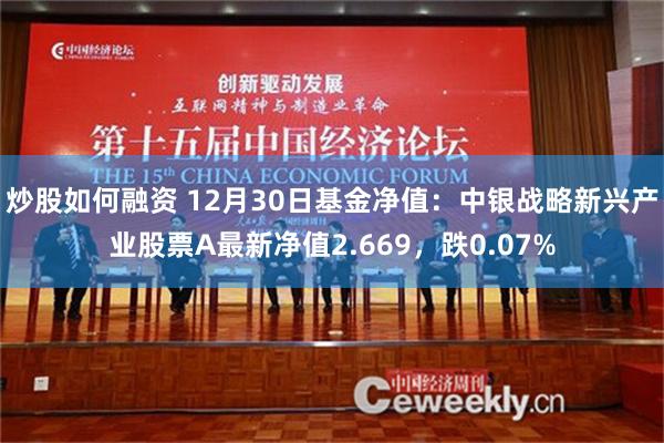 炒股如何融资 12月30日基金净值：中银战略新兴产业股票A最新净值2.669，跌0.07%